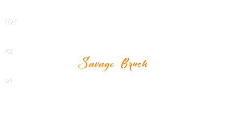 Savage Brush
