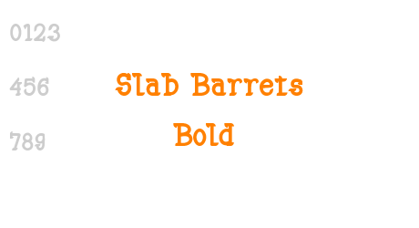 Slab Barrets Bold