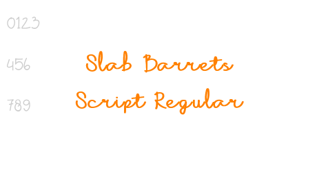 Slab Barrets Script Regular