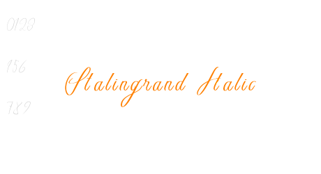 Stalingrand Italic