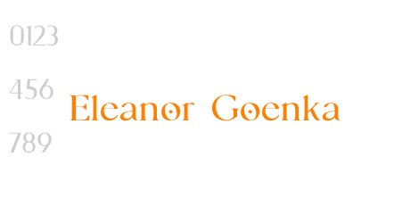 Eleanor Goenka