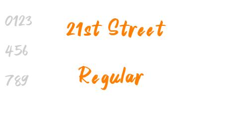 21st Street Regular