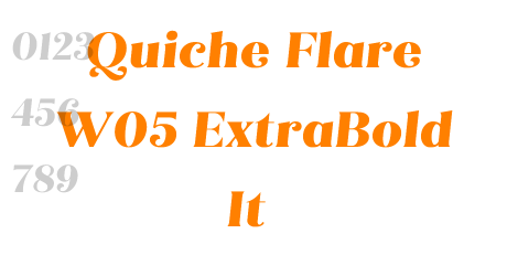 Quiche Flare W05 ExtraBold It