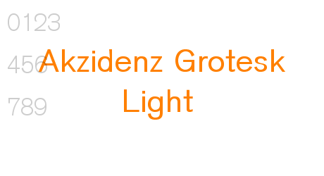 Akzidenz Grotesk Light