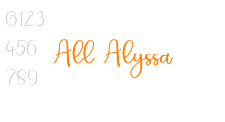 All Alyssa