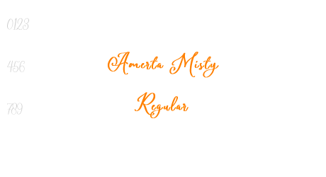 Amerta Misty Regular