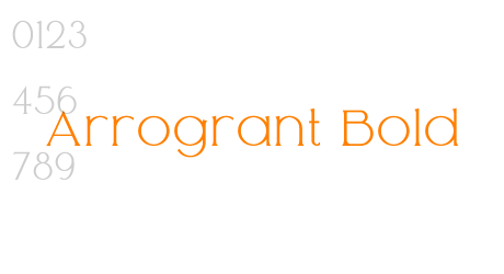 Arrogrant Bold