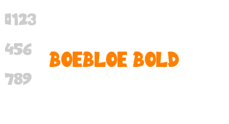 Boebloe Bold