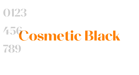 Cosmetic Black