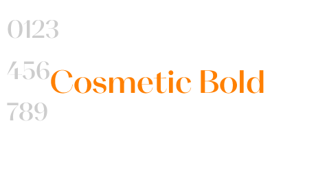 Cosmetic Bold