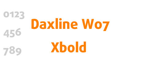 Daxline W07 Xbold