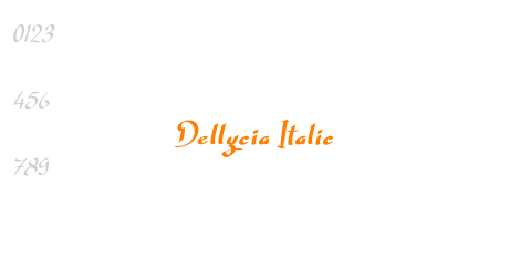 Dellycia Italic