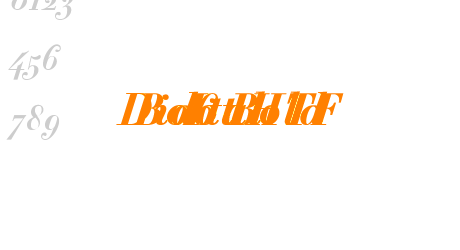 Didot HTF B06 Bold Ital