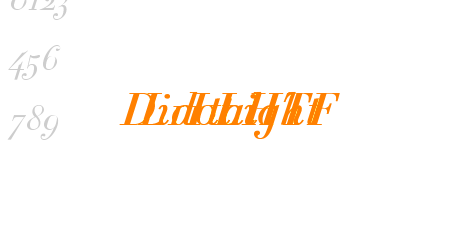 Didot HTF L11 Light Ital
