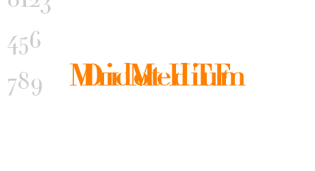 Didot HTF M11 Medium