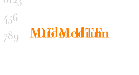 Didot HTF M16 Medium