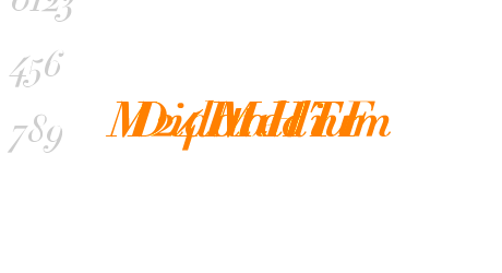 Didot HTF M24 Medium Ital