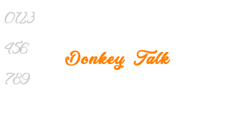 Donkey Talk