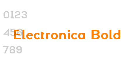 Electronica Bold