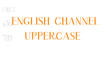 English Channel Uppercase