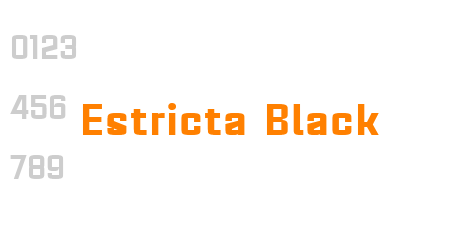 Estricta Black