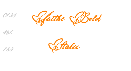 Faithe Bold Italic