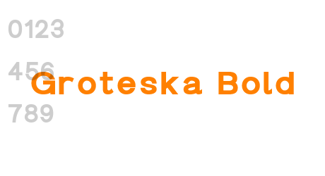 Groteska Bold