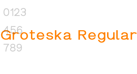 Groteska Regular
