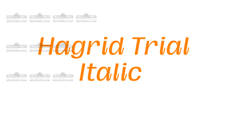 Hagrid Trial Italic