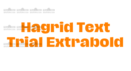 Hagrid Text Trial Extrabold