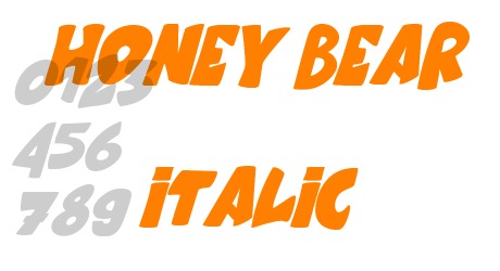 Honey Bear Italic