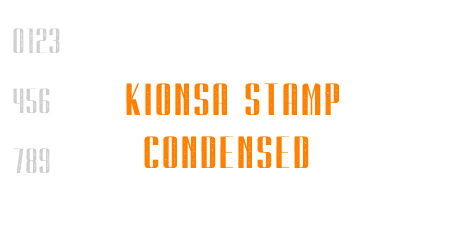 Kionsa Stamp Condensed