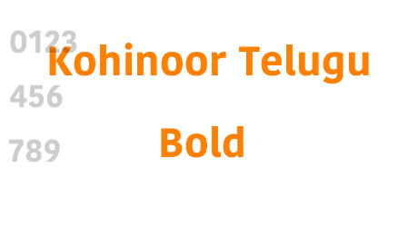 Kohinoor Telugu Bold
