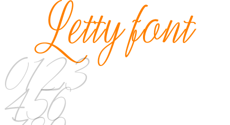 Letty font