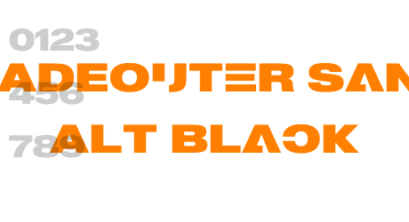 MADEOuter Sans Alt Black