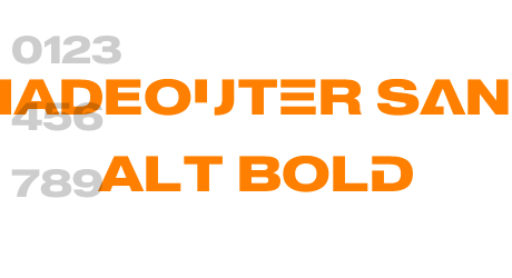 MADEOuter Sans Alt Bold