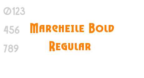 Marcheile Bold Regular