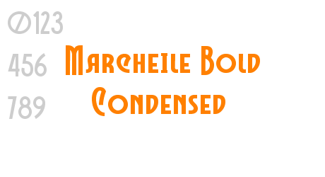 Marcheile Bold Condensed