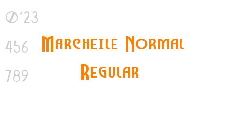 Marcheile Normal Regular