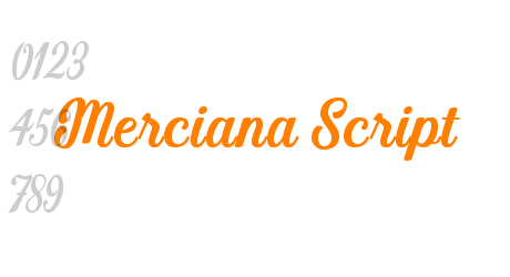 Merciana Script