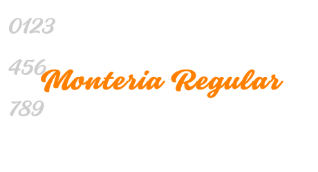 Monteria Regular