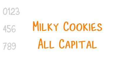 Milky Cookies All Capital