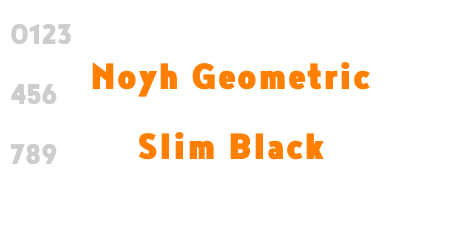 Noyh Geometric Slim Black