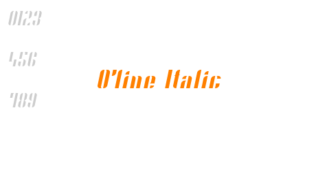 O’line Italic