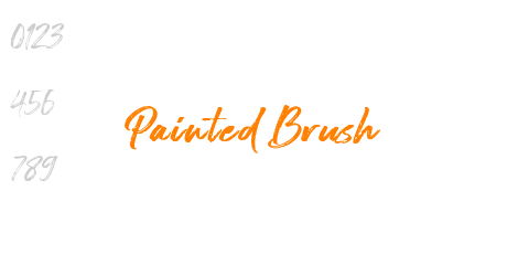Painted Brush