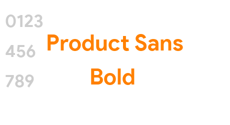 Product Sans Bold