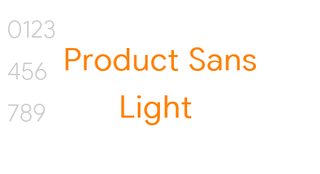 Product Sans Light