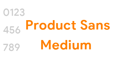 Product Sans Medium