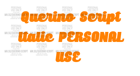 Querino Script Italic PERSONAL USE