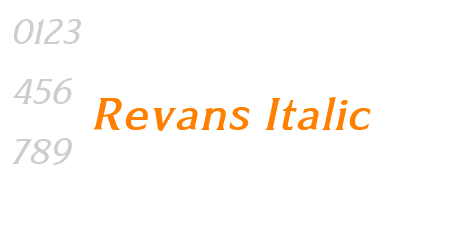 Revans Italic